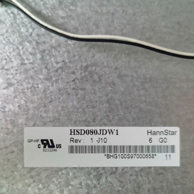 Schermo LCD LCD industriale a 8,0 pollici dell'esposizione di pannello HSD080JDW1-J10 800*480