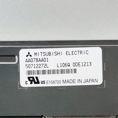 Visualizzazione LCD a 7,8 pollici originale nuovissima AA078AA01 per la domanda industriale di Mitsubishi