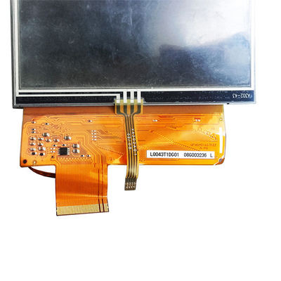 Modulo LCD LCD a 4,3 pollici dello schermo di visualizzazione di RGB 480x272 LQ043T1DG01 con il touch screen