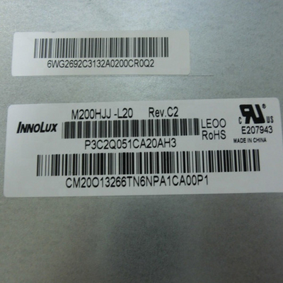 Interfaccia LCD a 19,5 pollici dell'esposizione LVDS di M200HJJ-L20 Rev.C1 C2 1920x1080 FHD IPS LCD per la macchina industriale