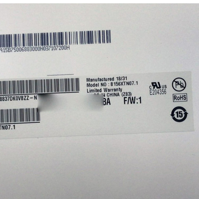 Pannello LCD AUO a strisce verticali da 15,6 pollici B156XTN07.1 SCHERMO LCD a 30 pin
