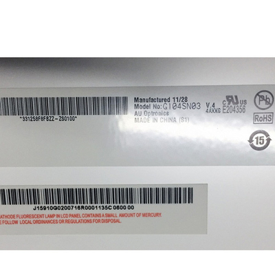 10.4in 800(RGB)×600 auo tft lcd Display Panel G104SN03 V4 per industriale