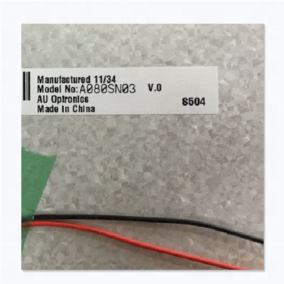 Pannello del icnh 800x600 TFT LCD dell'esposizione 8,0 dell'affissione a cristalli liquidi di A080SN03 V0 60pin