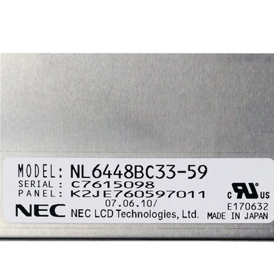Industriale originale LCD dello schermo di visualizzazione del monitor del NEC NL6448BC33-59 in azione