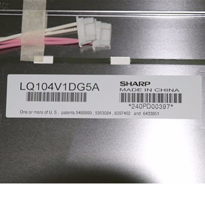 Schermo LCD a 10,4 pollici di 640*480 LQ104V1DG5A 31pins per l'industriale