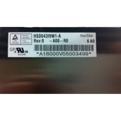 Nuovo schermo LCD HSD043I9W1-A00-R00 Pannello LCD da 4,3 pollici