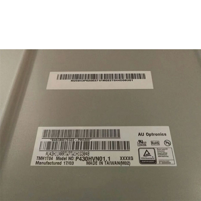43.0 pollici 51PPI P430HVN01.1 schermo LCD