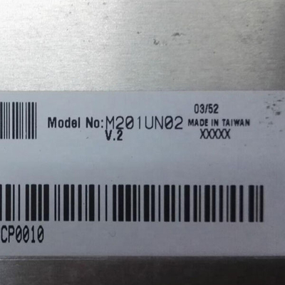Vendita calda M201UN02 V2 20,1 pollici 5,0V Tipo pannello LCD