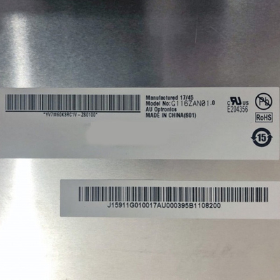 11.6 pollici G116ZAN01.0 3840*2160 schermo LCD con driver LED