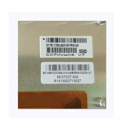 Vendita calda C070VW04 V7 7,0 pollici 133PPI 50 pin Display LCD