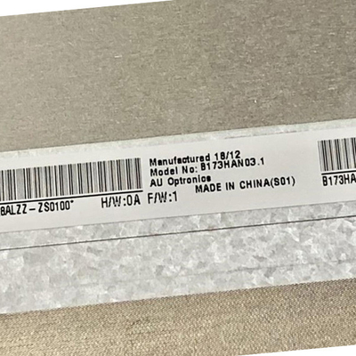 Dimensione 17,3 pollici B173HAN03.1 Luminosità 300Typ Display LCD