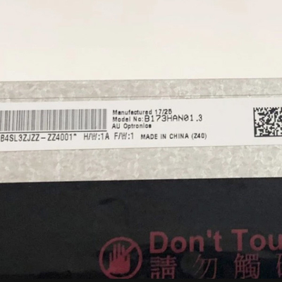 Fornire 17,3 pollici B173HAN01.3 127PPI TFT LCD Panel per AUO