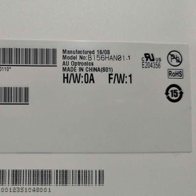Bar verticale RGB B156HAN01.1 15,6 pollici 3.3VTyp Display LCD