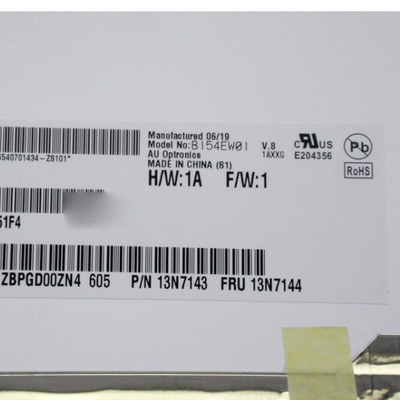 Dimensione 15,4 pollici B154EW01 V8 30 pin 3.3VTyp LCD Moudle