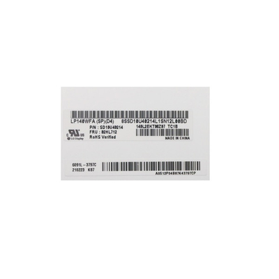 LP140WFA-SPD4 14,0 pollici 1920*1080 30 pin Display LCD 60Hz