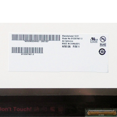 Schermo LCD a 13,3 pollici B133XTN01.0 del computer portatile per il touch screen di Lenovo U310