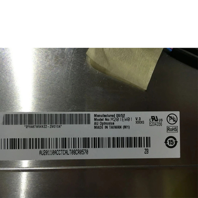 Un-si TFT LCD, schermo LCD di AUO M201EW01 V3 1680*1050 del computer portatile di LCM