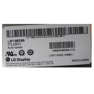 Buon prezzo LM190E08-TLG1 19.0 pollici 1280*1024 Modulo schermo LCD in linea