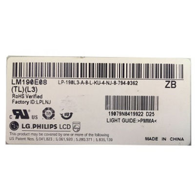 Buon prezzo LM190E08-TLL3 19.0 pollici 1280*1024 pannello modulo LCD in linea