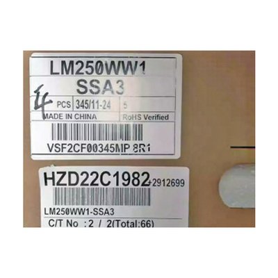 Buon prezzo LM250WW1-SSA3 Modulo di pannello LCD da 25,0 pollici 2560*1080 per segnaletica digitale in linea