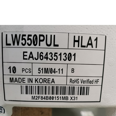 Buon prezzo Schermo di visualizzazione trasparente originale del LG 1920*1080 OLED LW550JUL-HMA1 a 55 pollici in linea