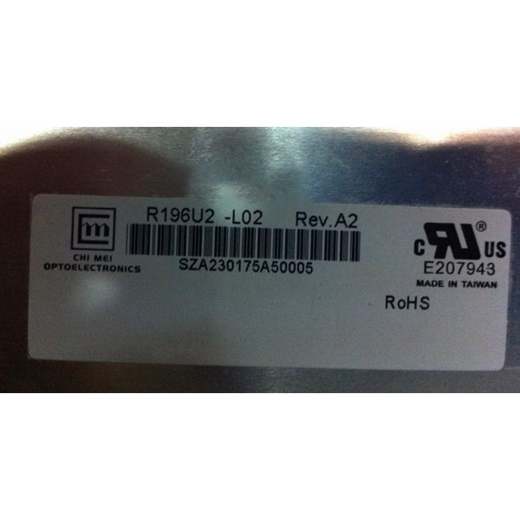 Visualizzazione a 19,6 pollici originale di 1600*1200 R196U2-L01 TFT LCD per Chimei Innolux