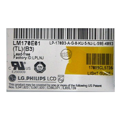 Buon prezzo LM170E01-TLB3 Pannello LCD da 17,0 pollici 1280*1024 Display LCD in linea