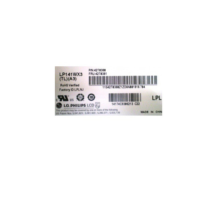 Buon prezzo LP141WX3-TLA3 14,1 pollici 1280*800 LCD Screen Module in linea