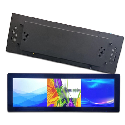 Buon prezzo 19.5 pollici Mall stretch screen display ultra ampio display a parete stretch bar LCD display in linea