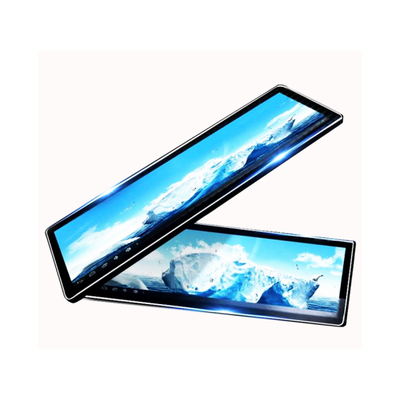 Buon prezzo Display allungato 28,1 pollici LCD strip ultra wide per pubblicità digitale su scaffale del supermercato in linea