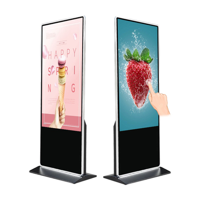 Buon prezzo Il contrassegno a 32 pollici di Digital e visualizza il pavimento capacitivo del touch screen di IR che sta LCD in linea